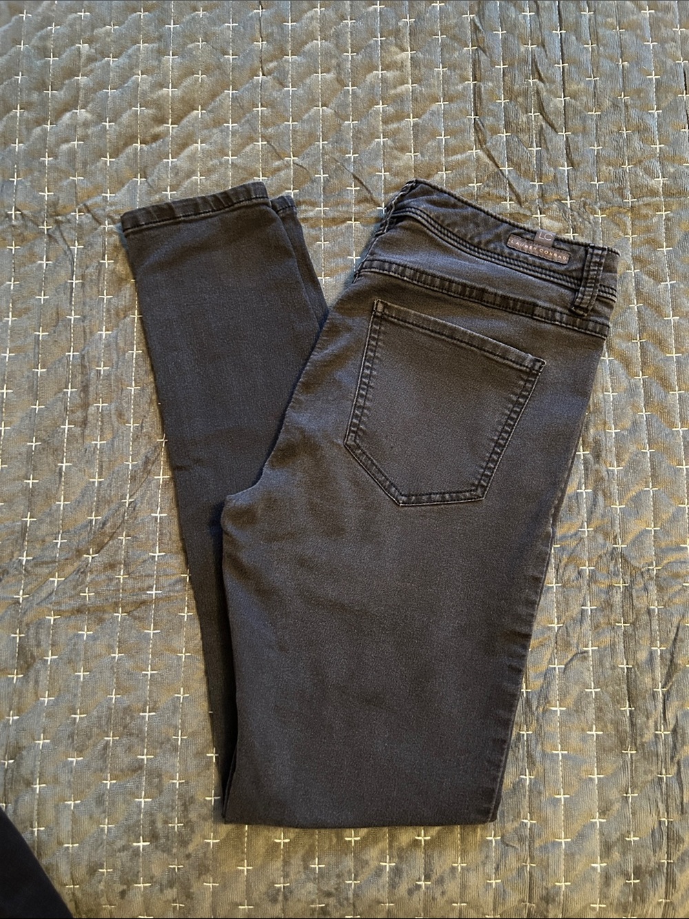 LC Lauren Conrad Faded Black Skinny Jeggings